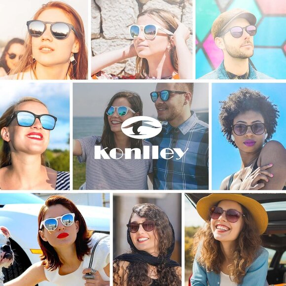 Retro Cat Eye Sunglasses Non-Polarized Tortoise Frame UV Protection for Men Wome - Picture 7 of 7